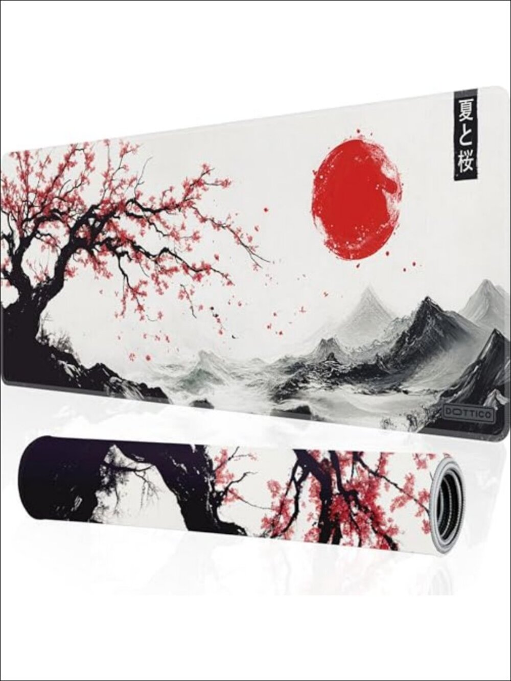 Extra Large Japanese Cherry Blossom Gaming Mouse Pad Desk Mat Non-Slip